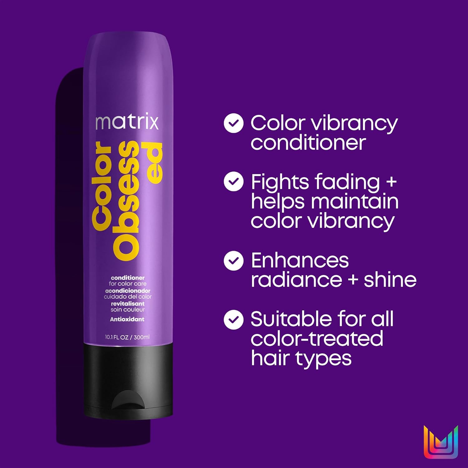 Matrix Color Obsessed Antioxidant Conditioner | Enhances Hair Color & Prevents Fading| For Color Treated Hair | Sulfate-Free | Cruelty Free | Packaging May Vary | 10.1 Fl. Oz. | Vegan : Beauty & Personal Care