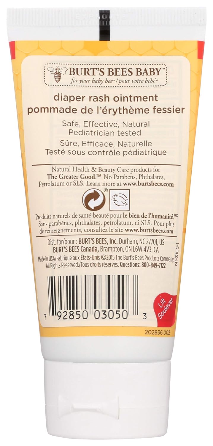 Burt's Bees Baby Diaper Rash Ointment 3 oz : Baby