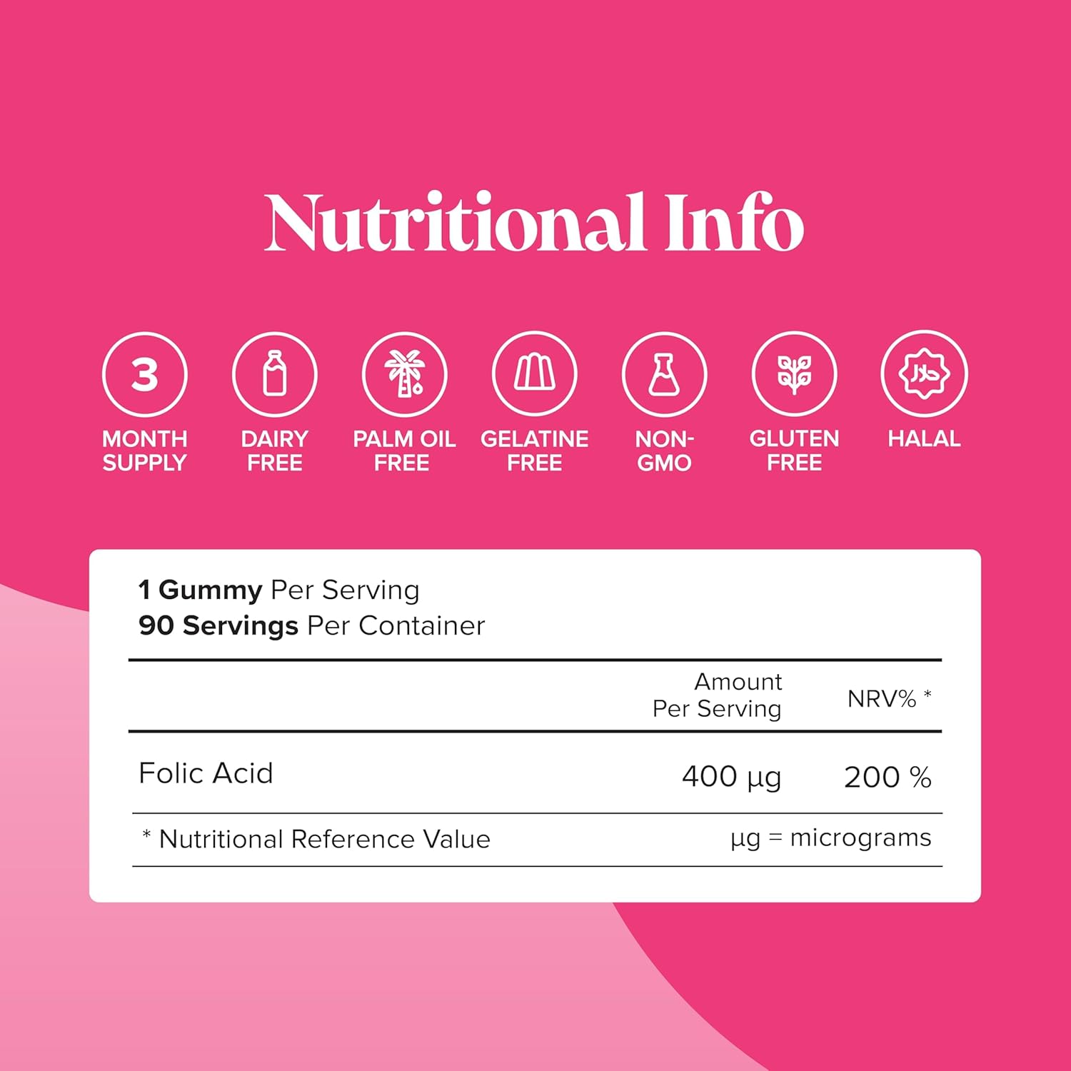 Folic Acid Gummies 400 MCG - 3 Month Supply - Folic Acid High Strength - Prenatal Gummies Health & Maternal Tissue Growth During Pregnancy - Novomins : Amazon.co.uk: Health & Personal Care