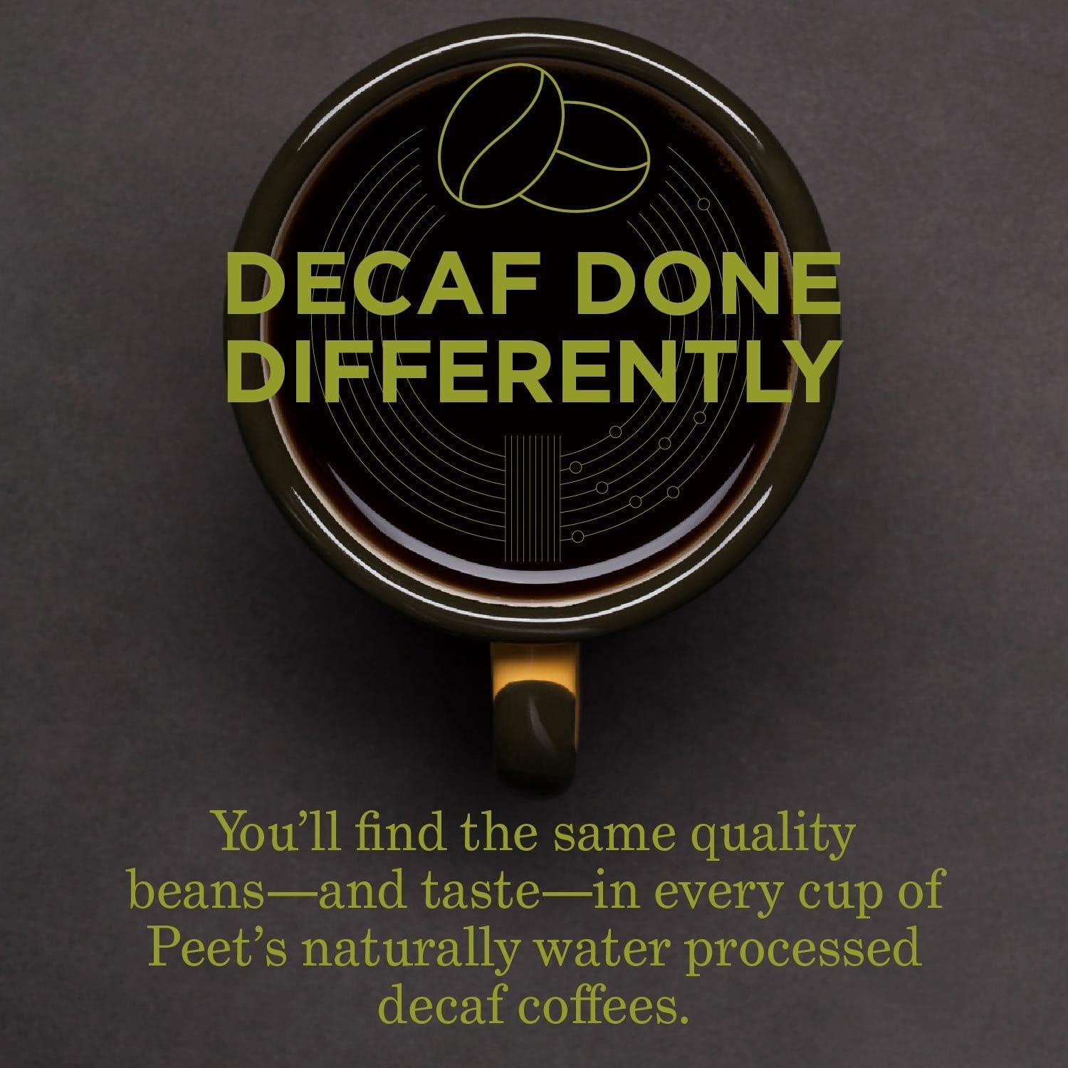 Peet's Coffee, Medium Roast Decaffeinated Coffee K-Cup Pods for Keurig Brewers - Decaf Especial 32 Count (1 Box of 32 K-Cup Pods) : Grocery & Gourmet Food