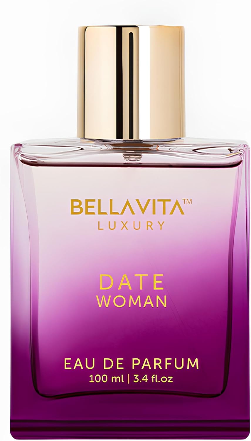 Bellavita Luxury Date Perfume For Women | Long-Lasting Fruity & Spicy Fragrance | Notes Of Pink Pepper, Red Fruit & Jasmine | Premium French Perfume For Women | Womens Vanilla Perfume, 100Ml