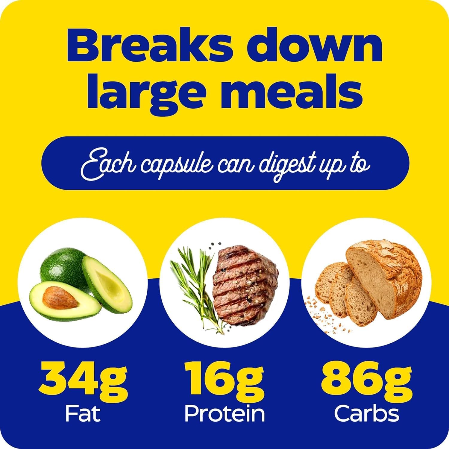 Enzymedica Digest Gold + Atpro, Maximum Strength Digestive Enzymes, Helps Digest Large Meals For Instant Bloating Relief, 90 Count : Health & Household
