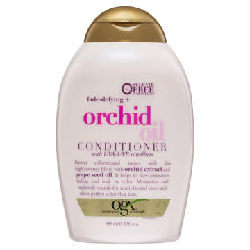 Ogx Fade-Defying Orchid Oil Conditioner With Uva/Uvb Sun Filters, 13 Ounces