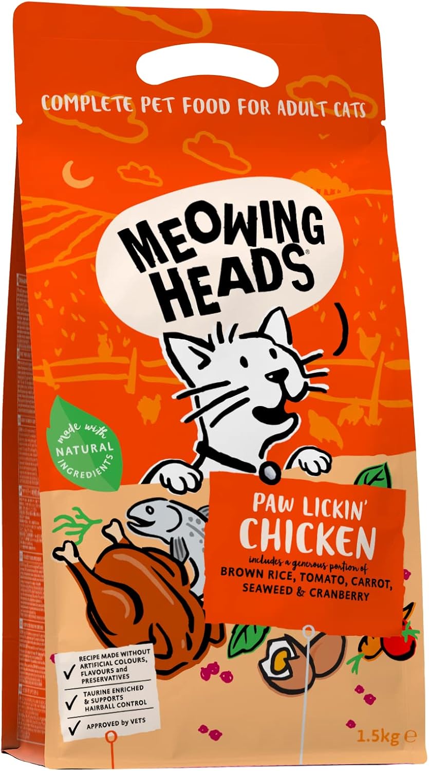 Meowing Heads Paw Lickin’ Chicken 1.5kg x 1?5060189112425