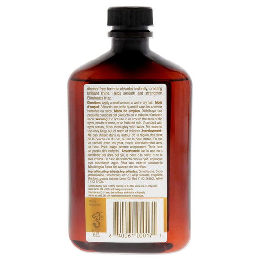 One 'N Only Argan Oil Hair Treatment - Hair Oil Smoothes And Strengthens Dry Damaged Hair, Eliminates Frizz, Creates Brilliant Shines, Non-Greasy Formula, 3.4 Fl. Oz