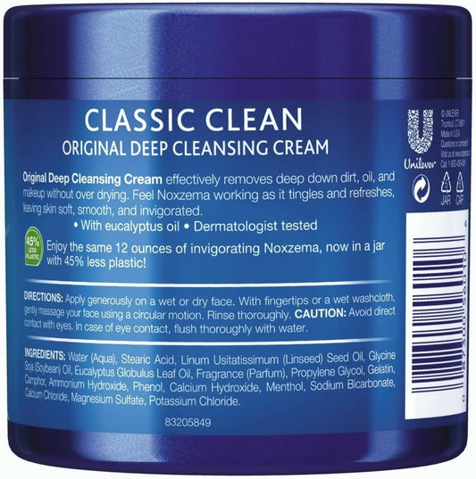 Noxzema Original Deep Cleansing Cream 12 Oz (Pack Of 3)