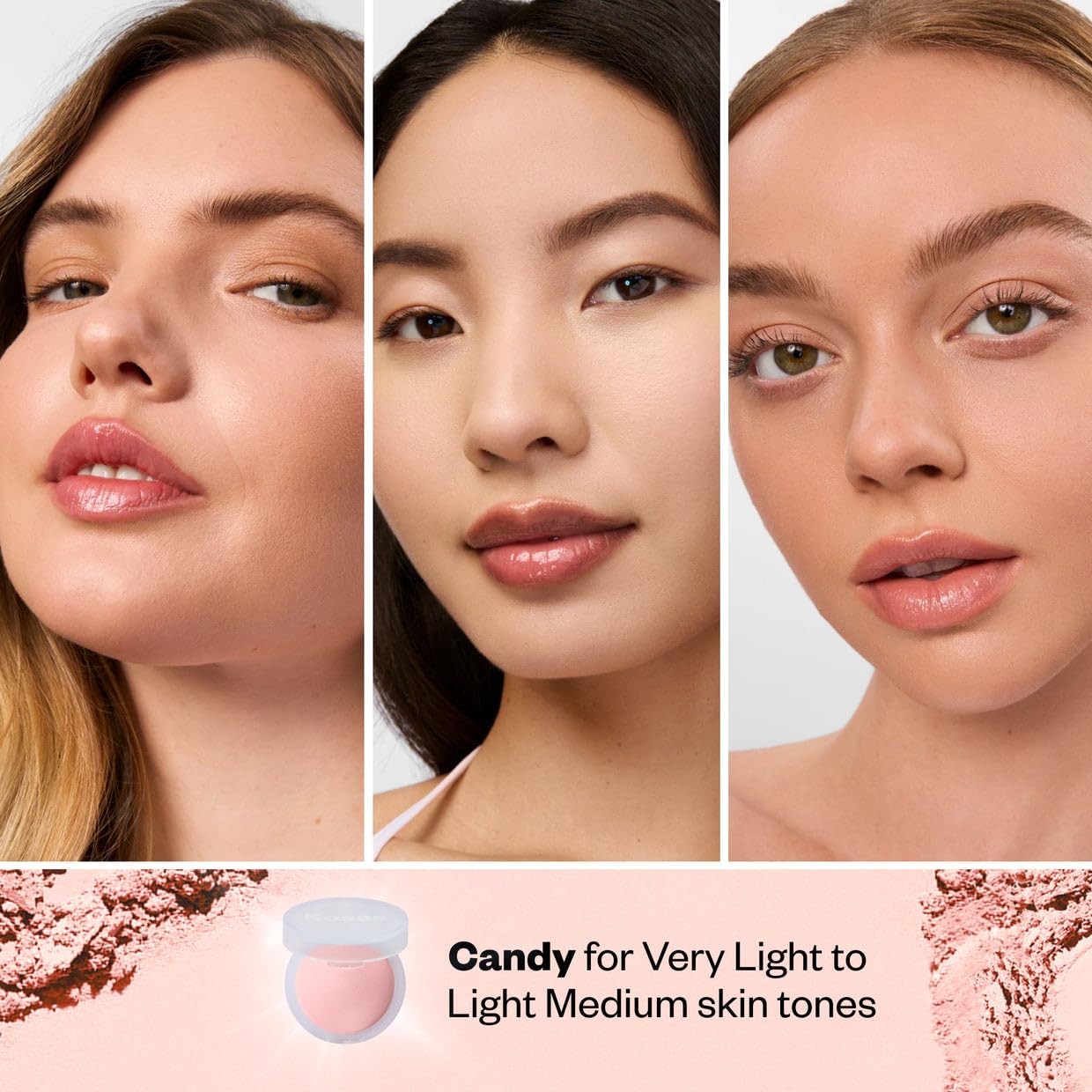 Kosas Cloud Set Face Brightening Powder - Pressed Brightening Powder, Smooths Shine Controll, Coverage For Dark Undereye & Uneven Skin - Lightweight Setting Powder - Candy (Sheer Brightening Pink) : Beauty & Personal Care