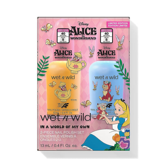 Wet N Wild In A World Of My Own 2-Piece Nail Polish Set Alice In Wonderland Collection