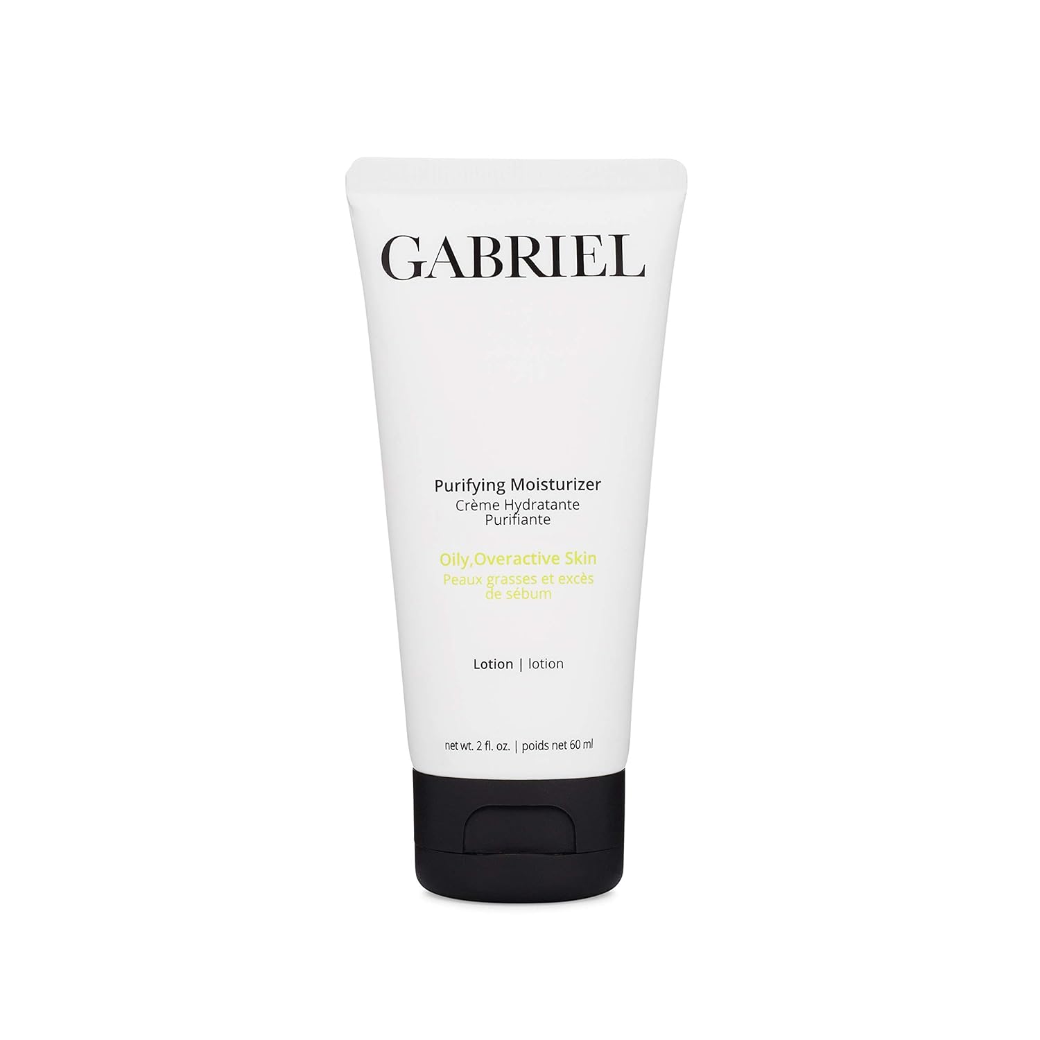 Gabriel Cosmetics Moisturizer, Vegan, Natural, Paraben-Free, Non Gmo, All-Natural Skincare, 2 Fl Oz. (2 Fl Oz, Purifying) : Beauty & Personal Care