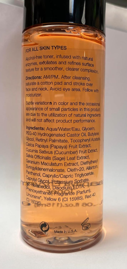 Jolie Papaya Enzyme Toner - Alcohol-Free Toner W/Papaya Extract - Clarify & Renew -Stimulate Cell Circulation - Non-Drying - No Irritation - All Skin Types - 5.8 Oz