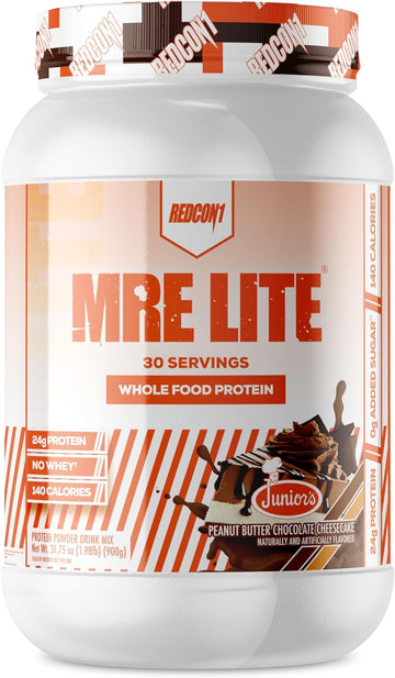 REDCON1 MRE Lite Whole Food Protein Powder, Juniors, Peanut Butter Cho