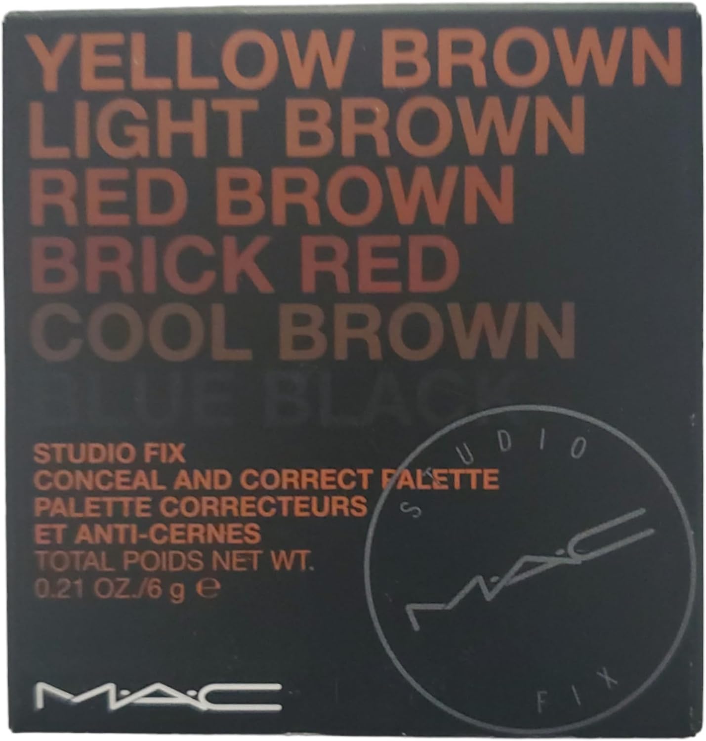 Mac, Studio Fix Conceal And Correct Palette - Extra Deep, 6 Gm