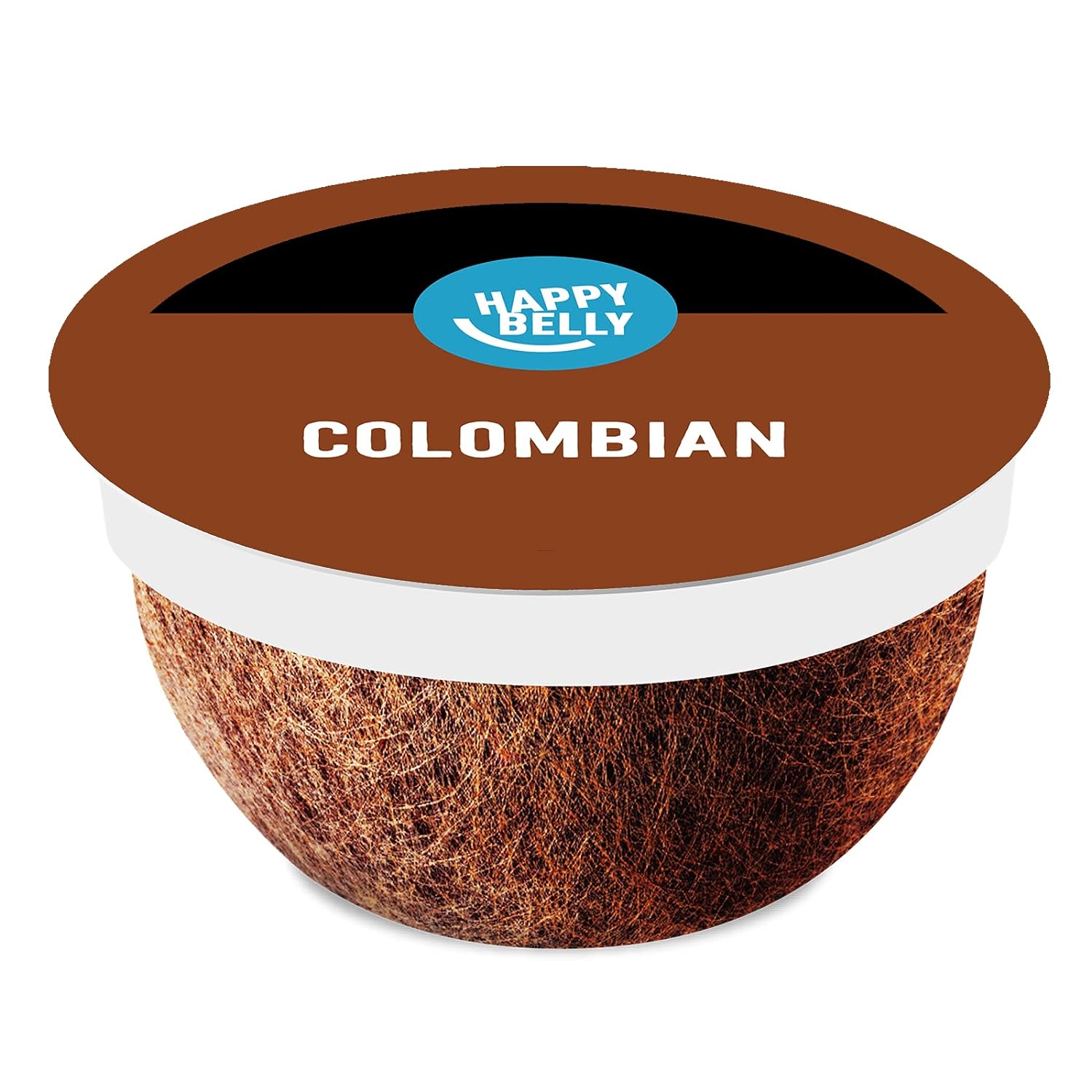 Happy Belly Colombian Coffee Pods (Medium Roast), Compatible With K-Cup Brewer, 96 Count