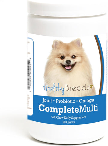 Healthy Breeds Pomeranian All in One Multivitamin Soft Chew 90 Count : Pet Supplies
