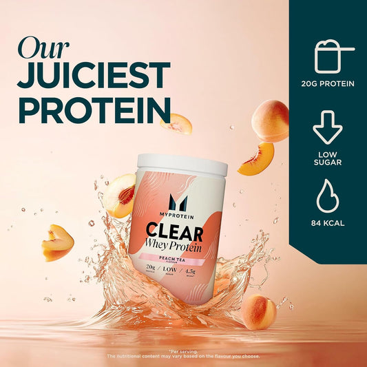 New - Myprotein Clear Whey Isolate Protein Powder - Sample Pack - 10 X 25G - 10 Servings - Cool And Refreshing Whey Protein Shake Alternative - 20G Protein And 4G Bcaa Per Serving