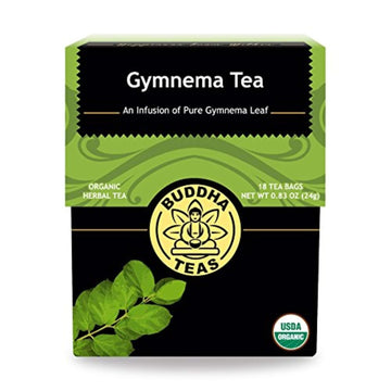 Buddha Teas Organic Gymnema Leaf Tea - Ou Kosher, Usda Organic, Ccof Organic, 18 Bleach-Free Tea Bag