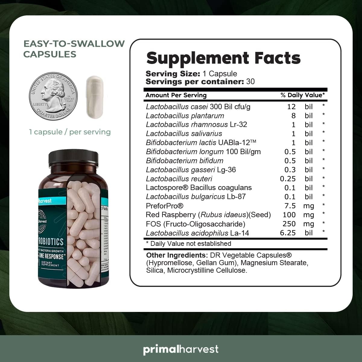 Primal Harvest Greens Powder & Primal Probiotics Supplements Bundle : Health & Household