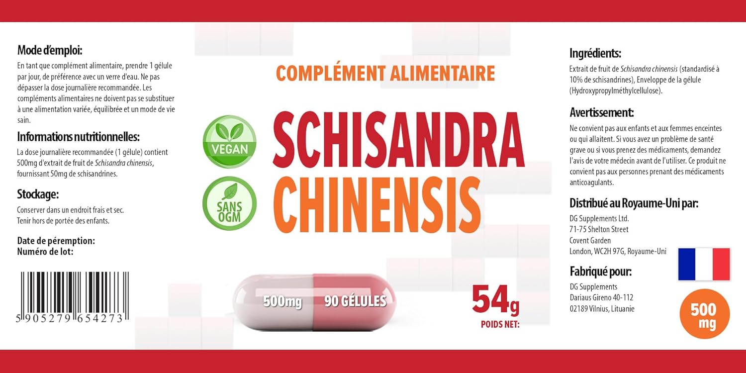Hepatica Schisandra Chinensis 10,000Mg Equivalent (500Mg 20:1 Extract) | 90 Vegan Capsules | 10% Schisandrins | High Strength Adaptogen For Stress, Liver & Cognitive Support | 3Rd Party Lab Tested