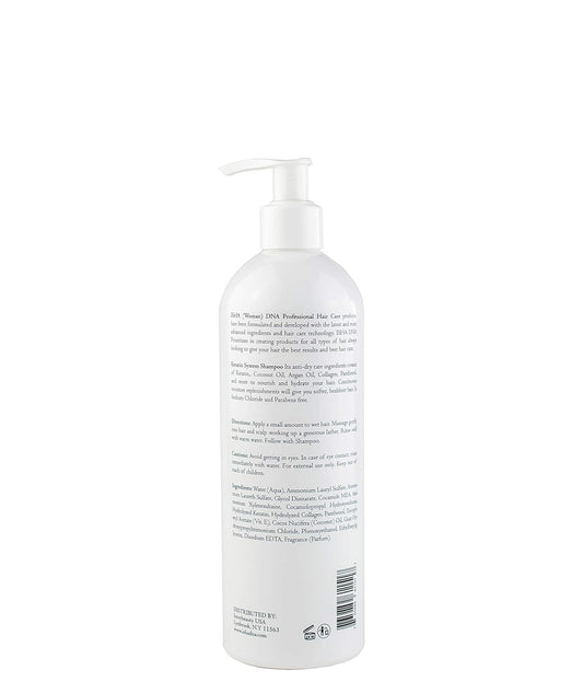 Keratin Treatment System Shampoo - Sulfate And Paraben-Free, Coconut Oil Infused For All Hair Types (16 Fl Oz)