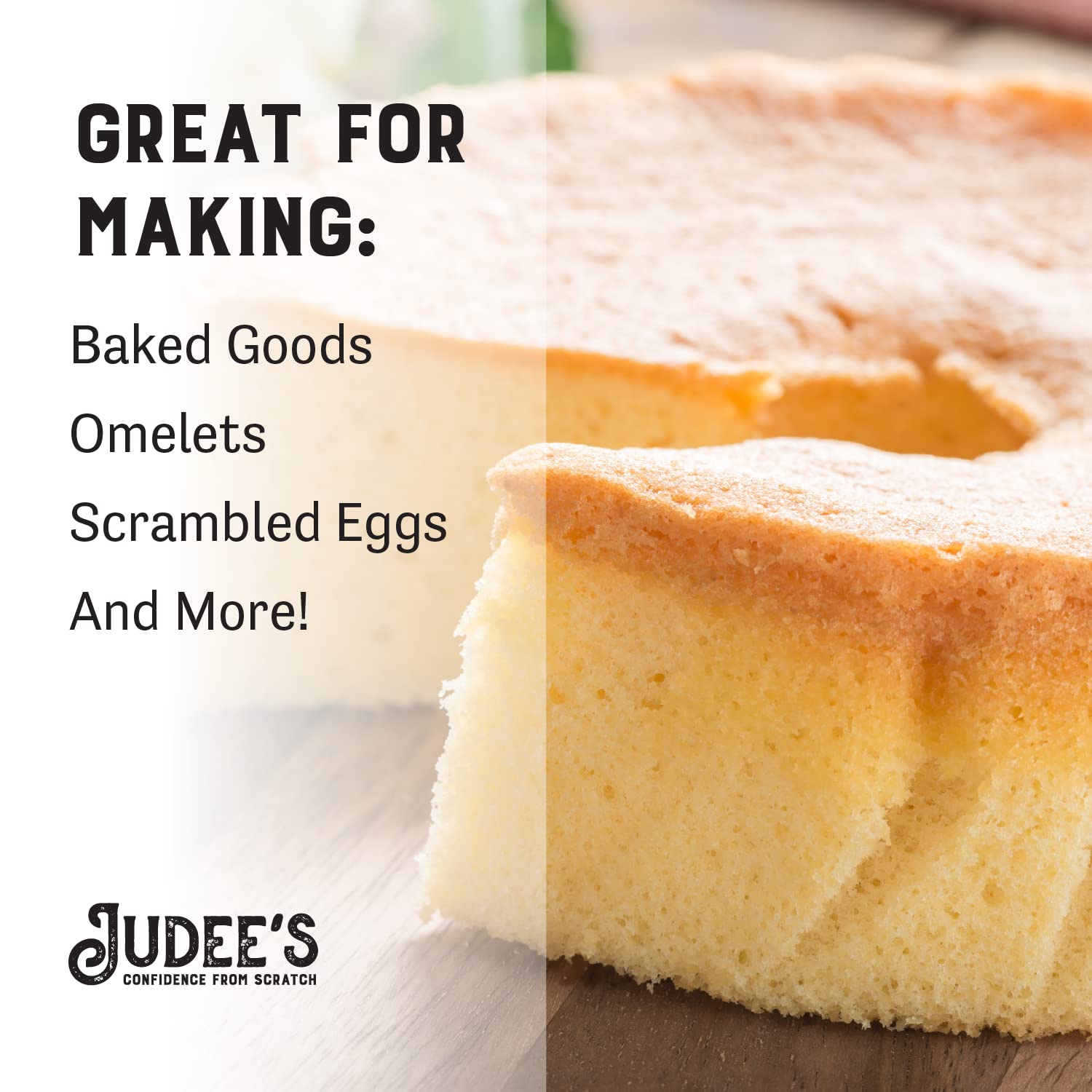 Judee’s Dried Whole Egg Powder - 1.5 lbs - Baking Supplies - Delicious and 100% Gluten-Free - Great for Breakfast and Camping Meals - Quick and Easy for Outdoor Preparations : Grocery & Gourmet Food