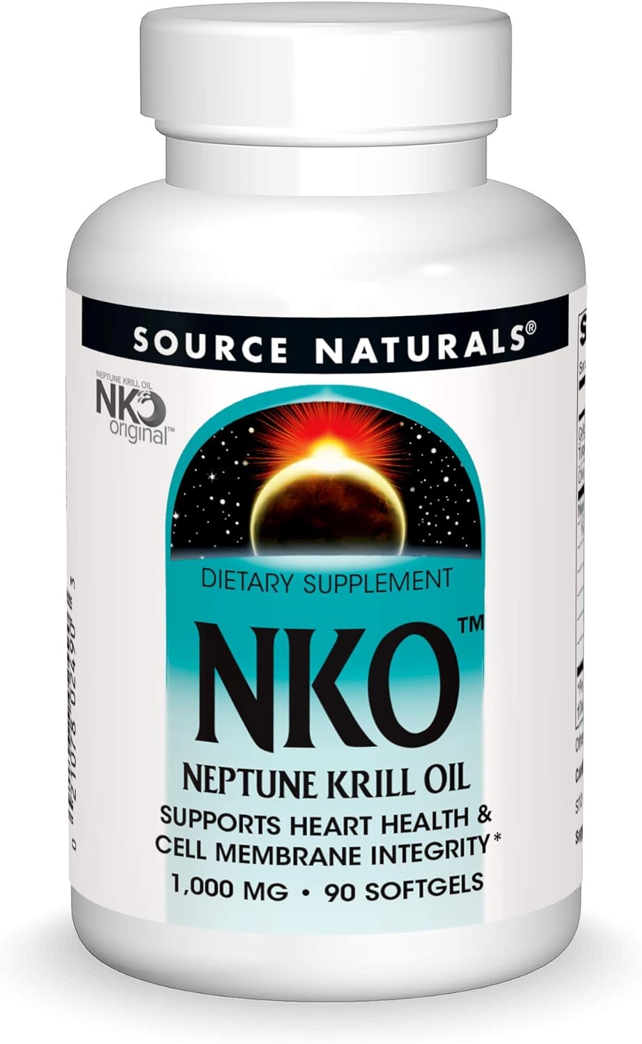 Source Naturals Nko Neptune Krill Oil 1000 mg Soft Gel - 90 Softgels