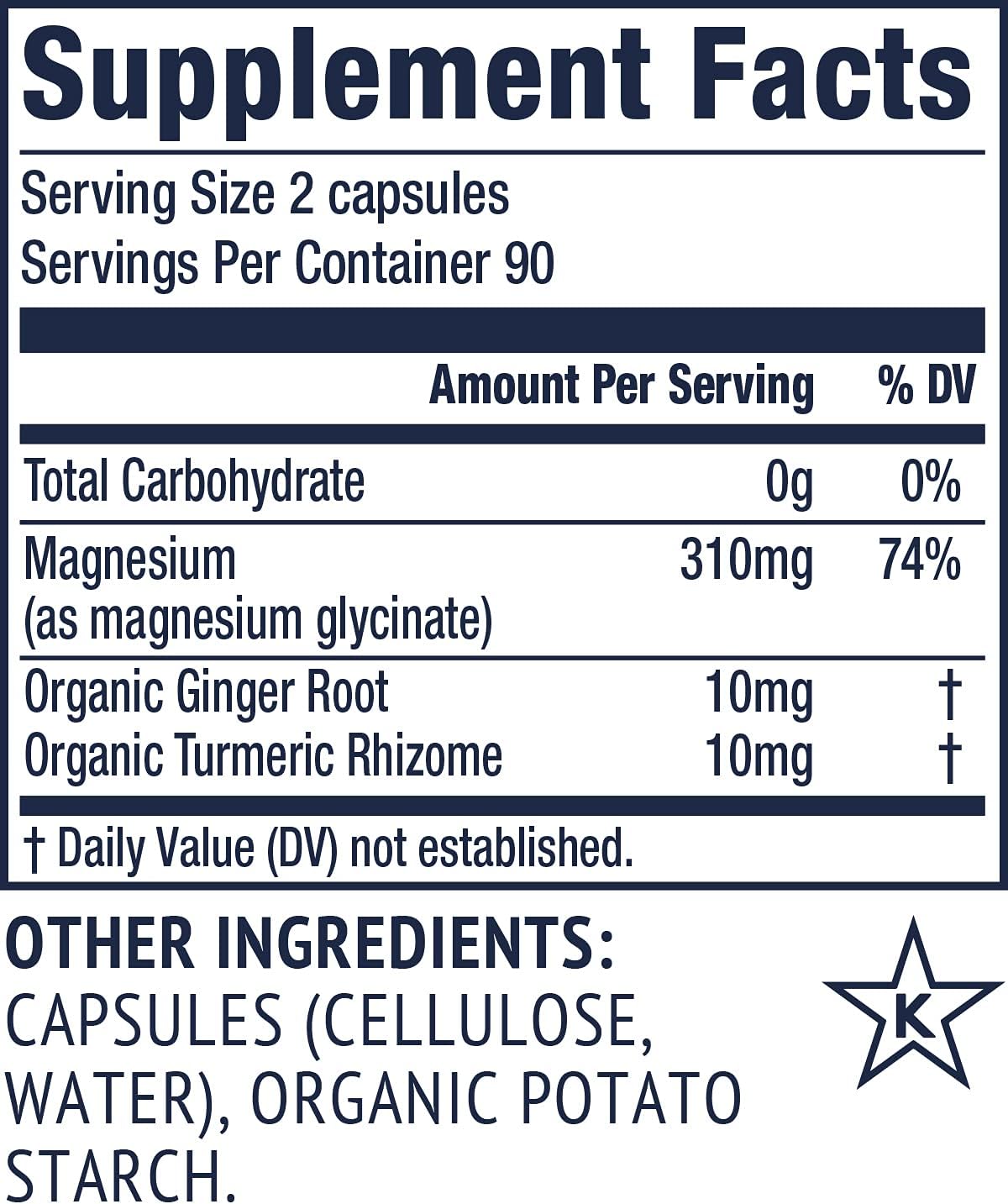 Vimergy Magnesium Glycinate (180 capsules) & Vimergy Restful You* Liquid Melatonin (115 mL) - Bundle : Health & Household