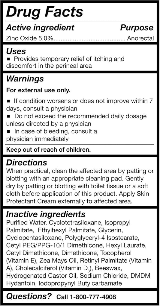 Mckesson Skin Protectant Cream, Zinc Oxide, Vitamins A, D, And E, 6 Oz, 1 Count