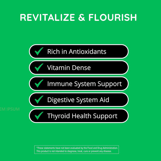 Happy Healthy Hippie Sea Moss Superfood Capsules + Joy-Filled Mood Support Supplements