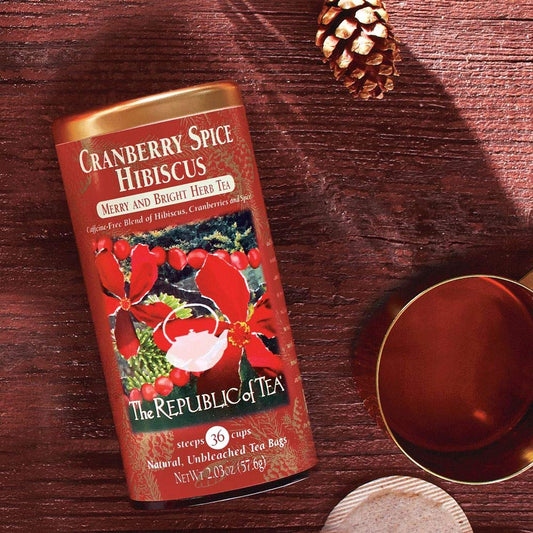 The Republic of Tea Cranberry Spice Hibiscus : Grocery & Gourmet Food