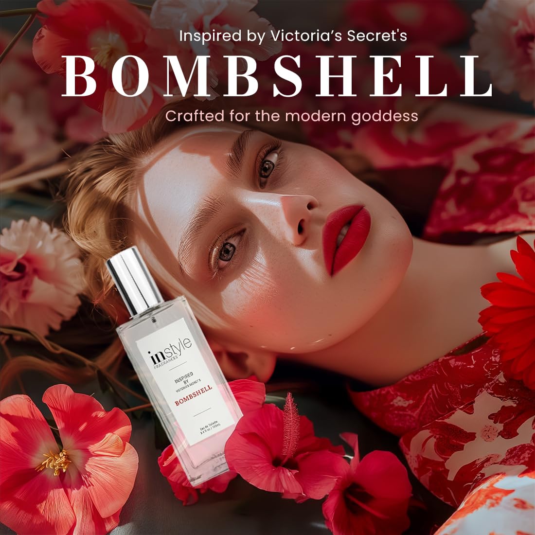 Instyle Fragrances, Inspired By Victoria'S Secret'S Bombshell, Eau De Toilette, Fragrance For Women, Vegan, Paraben Free, Never Tested On Animals, 3.4 Fluid Ounces : Beauty & Personal Care