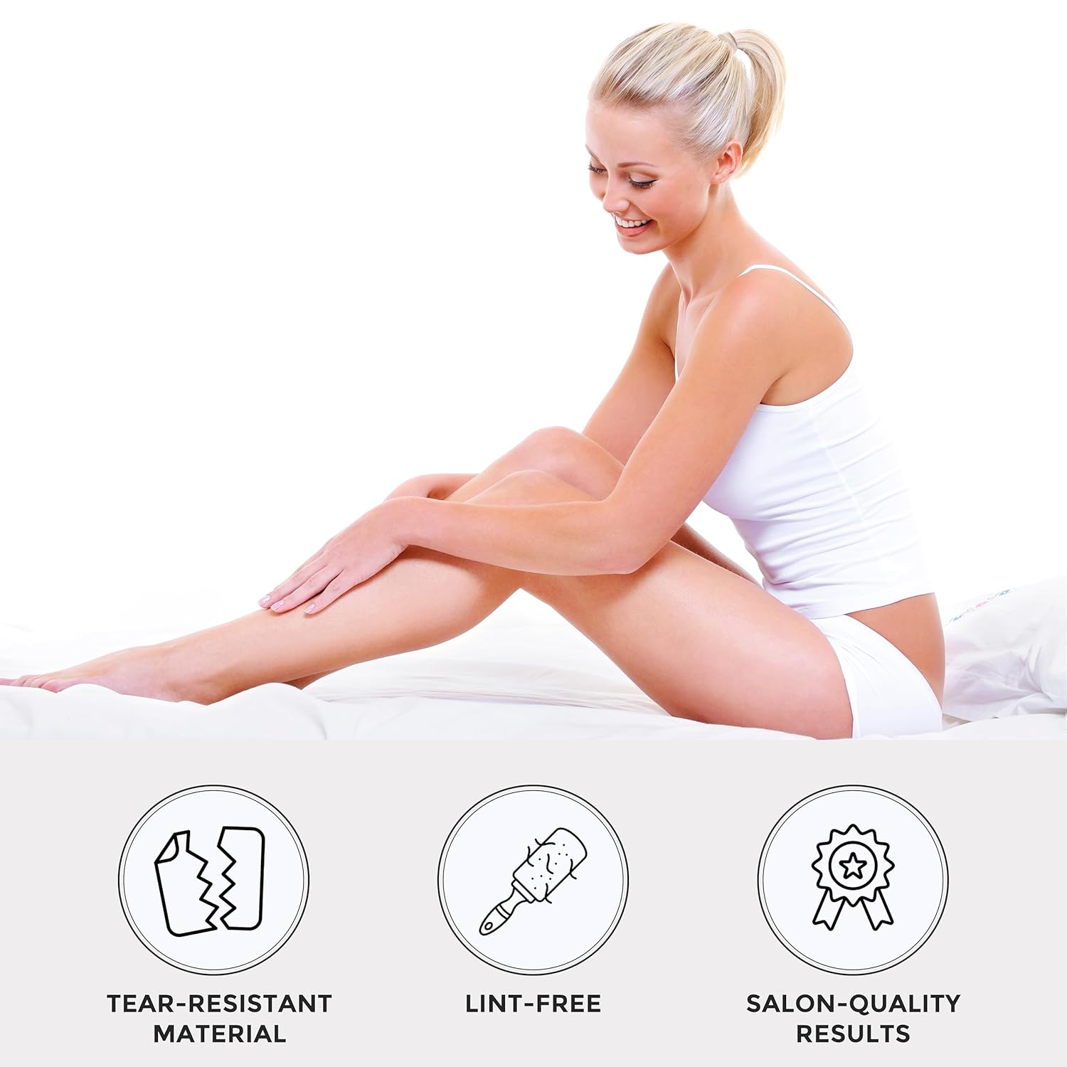 Forpro Non-Woven Epilating Roll For Body And Facial Hair Removal, Tear-Resistant, Lint-Free, 3” X 100 Yards, White : Beauty & Personal Care
