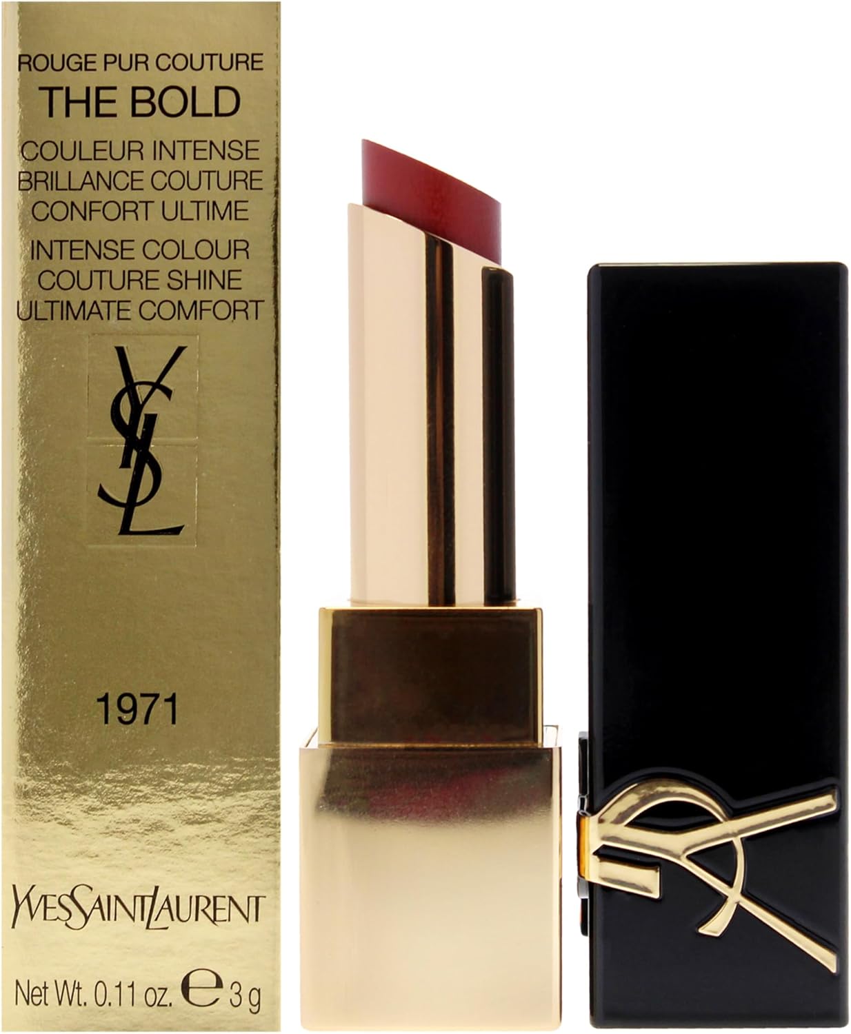 Rouge Pur Couture The Bold Lipstick - 1971 Rouge Provocation By Yves Saint Laurent For Women - 0.11 Oz Lipstick