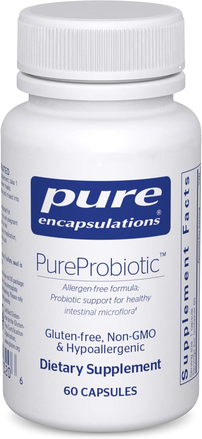 Pure Encapsulations PureProbiotic | Allergen-Free Multi-Strain Probiotic Formula for Immune and Gastrointestinal Health* | 60 Capsules