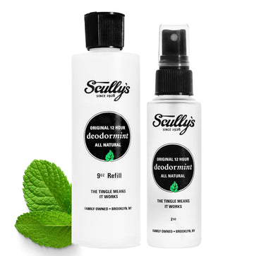 Scully’S Deodormint Natural Deodorant Refill (9Oz) - Aluminum-Free, Non-Toxic Deodorant For Women, Men & Kids - 12 Hour Protection, No Chemicals, No Stains - Usa Made (Lavender Refill)