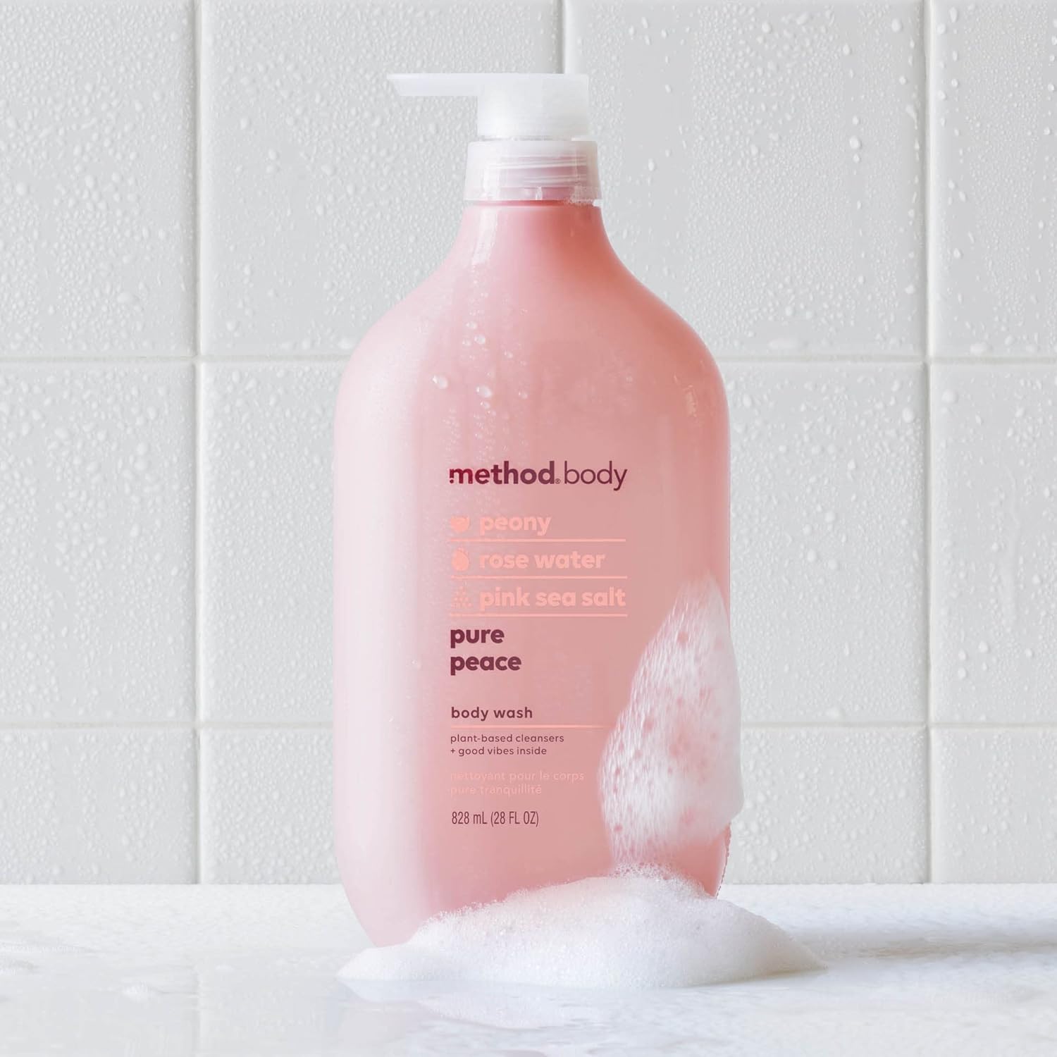 Method Body Wash, Pure Peace, Paraben and Phthalate Free, Biodegradable Formula, 28 oz (Pack of 1) : Beauty & Personal Care