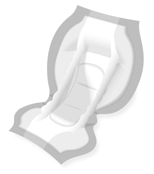 Fleming Medical At0083 Attends Level 7 Contours Regular Pad, 650Mm X 19Mm X 6.9Mm, Pack Of 28