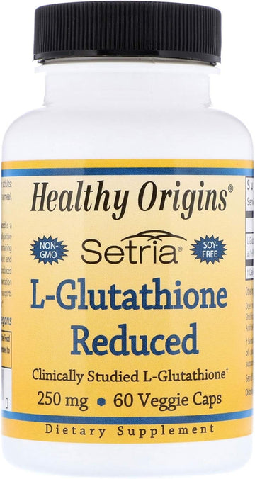 L-Glutathione Reduced 250 Mg (Setria) Healthy Origins 60 Caps