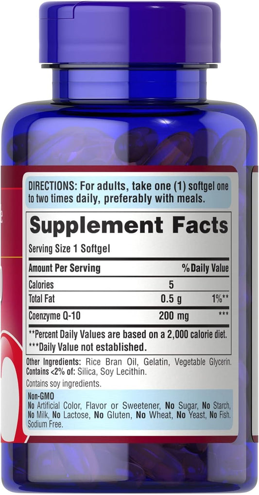 Puritan'S Pride Q-Sorb Coq10 200Mg Supports Heart Health,120 Softgels