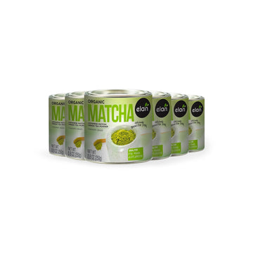 Elan Organic Matcha Tea Powder, Non-GMO, Vegan, Gluten-Free , 8.8 oz (Pack of 6)