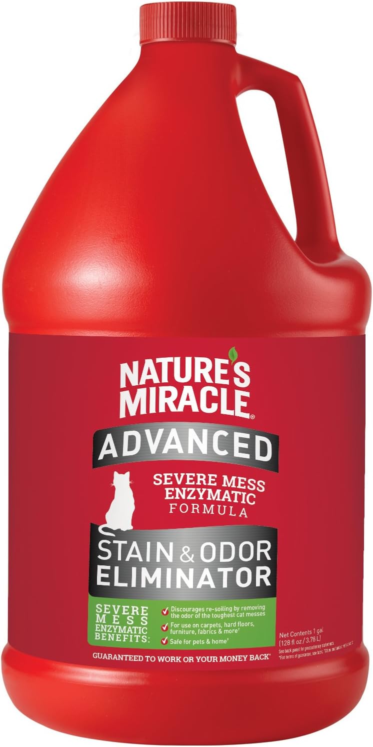 Nature’S Miracle Advanced Stain And Odor Eliminator Cat, For Severe Cat Messes