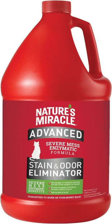 Nature’S Miracle Advanced Stain And Odor Eliminator Cat, For Severe Cat Messes