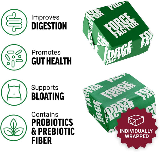 Force Factor Smarter Greens Superfood Chews, 2-Pack, Greens And Superfoods With Probiotics, Antioxidants, And Fiber, Greens Supplement To Support Digestion, Nitric Oxide, And Energy, 120 Soft Chews