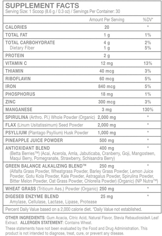 Motiv-8, Greens Superfruits & Veggie Superfood Powder Supplement, Antioxidant, Fiber, Sugar-Free, 30 Servings (Tangerine, 30 Servings)