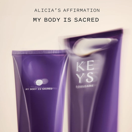 Keys Soulcare Sacred Body Lotion, Absorbs Quickly With Glycerin, Leaves Dry Skin Feeling Soft, Hydrated & Moisturized, Lightweight, Non-Greasy Feel
