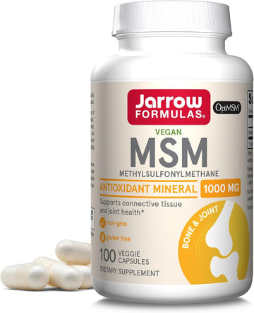 Jarrow Formulas Msm 1000 Mg - 100 Veggie Capsules - Methylsulfonylmeth