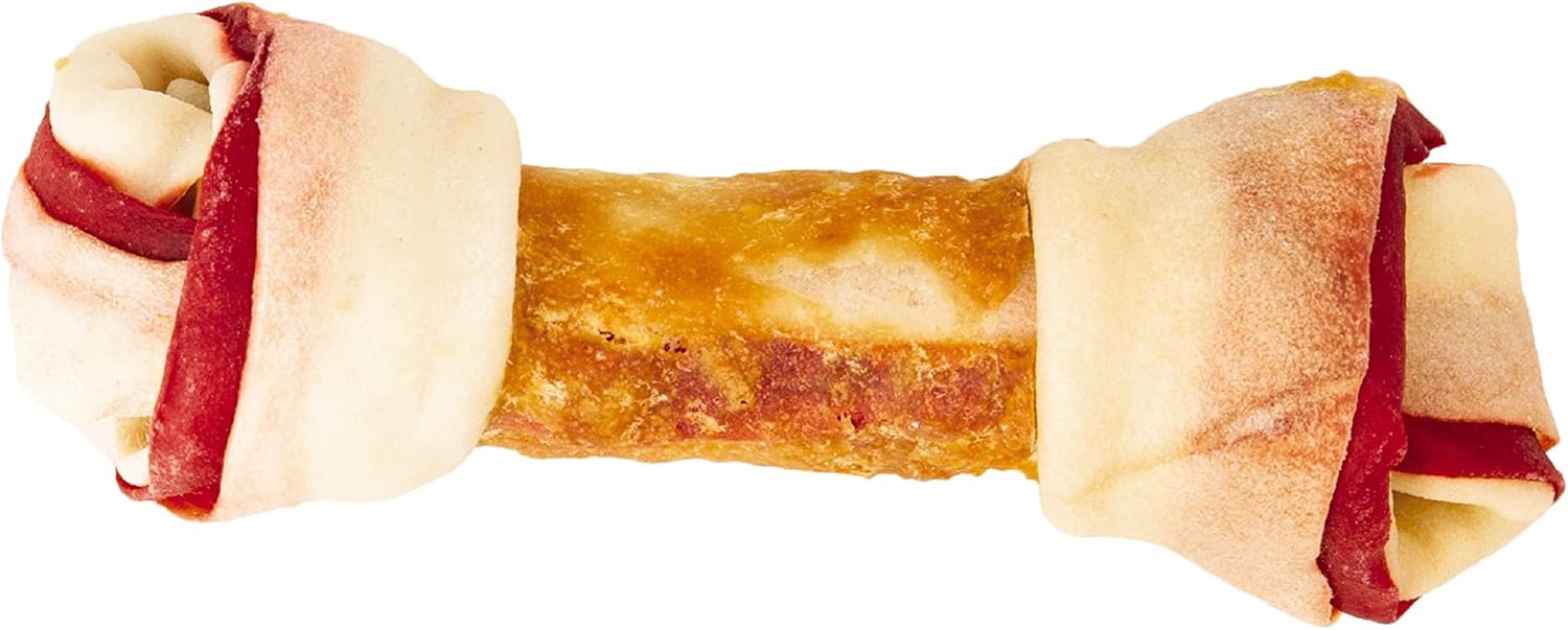 Good'n'Fun 82226 32 Count Triple Flavor Chews Medium Bone, 6" : Pet Supplies