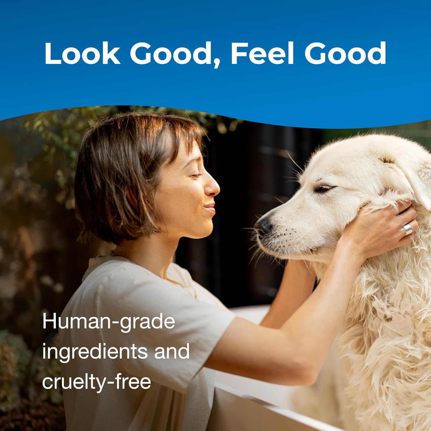 Pet-Ag Fresh ’n Clean Crisp Linen Scented Shampoo (15:1 Concentrate) - 1 Gallon - Soothes Dry, Irritated Skin with Vitamin E & Aloe Vera - Strengthens & Repairs Coats - Gluten Free