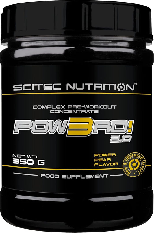 Scitec Nutrition POW3RD 2.0 Pre-Workout Concentrate Powder - 350g, Power Pear : Amazon.co.uk: Health & Personal Care