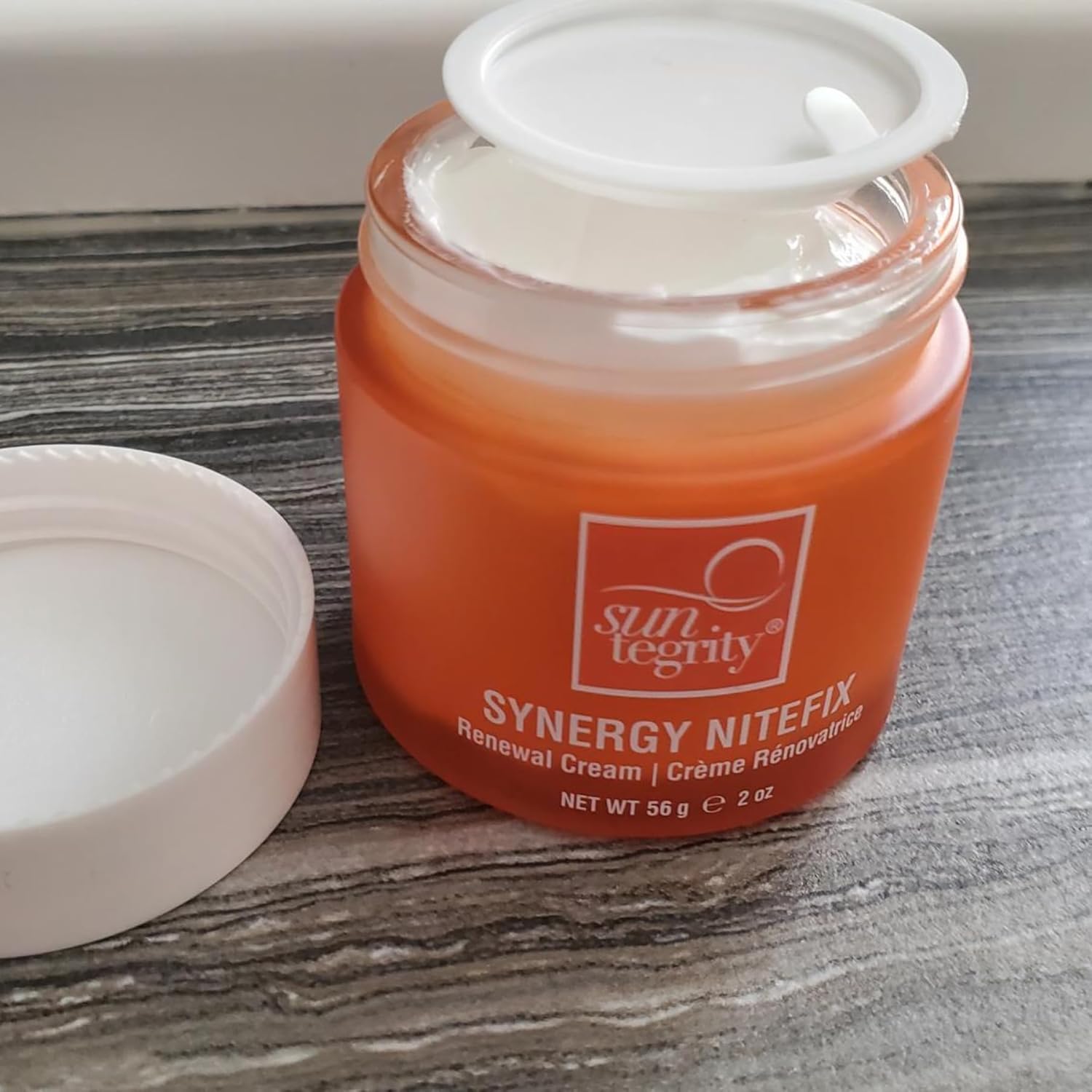 Suntegrity Synergy Nitefix - Renewal Cream, 2Oz - Use At Night And Wake Up With Wow! Skin. : Beauty & Personal Care