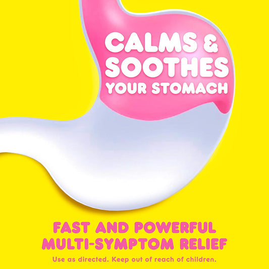 Pepto Bismol Original Liquid 5 Symptom Medicine - Including Upset Stomach And Diarrhea Relief 8 Oz (Packaging May Vary)